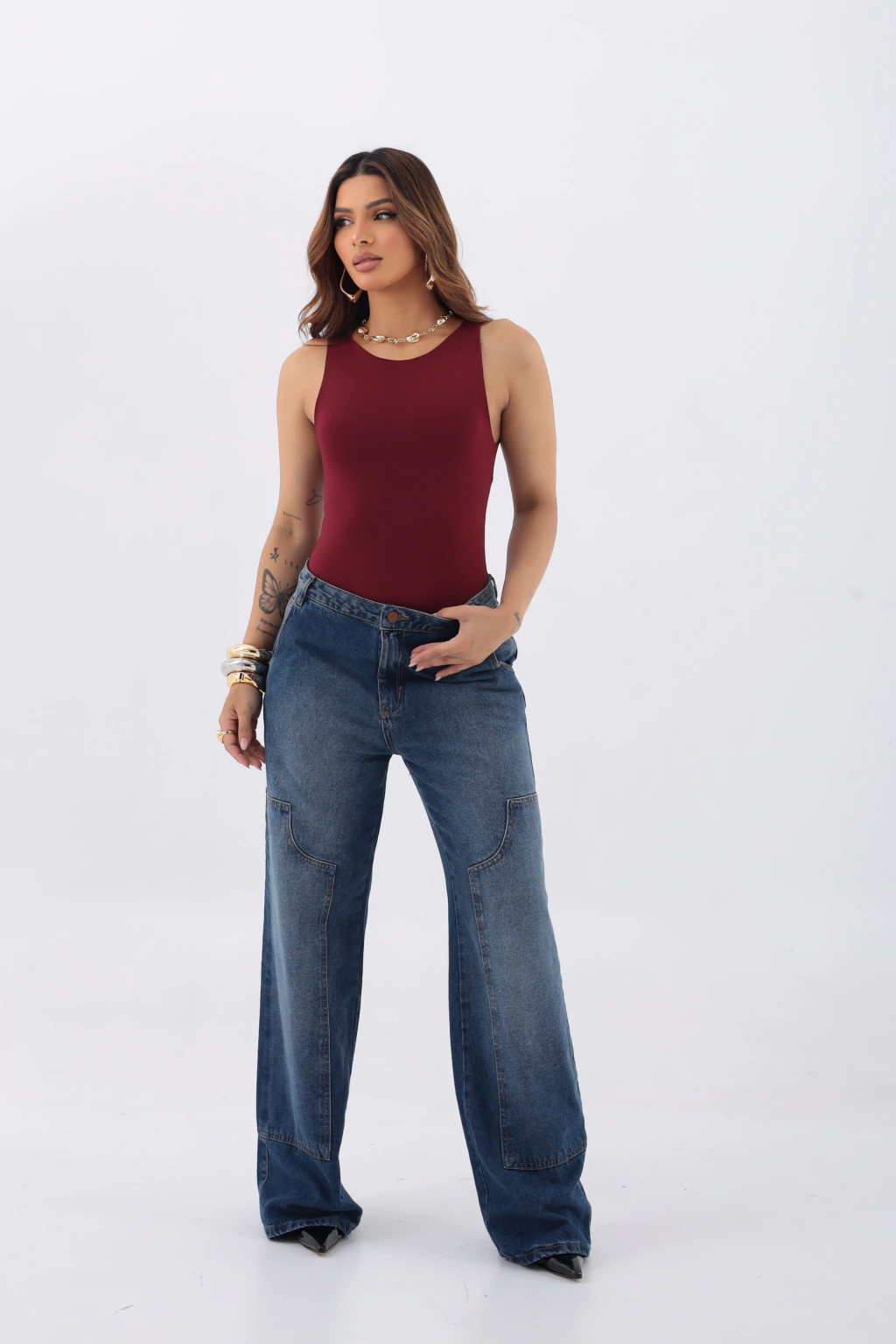 Blusa Regata com Decote nas Costas - BellaCECÍLIA