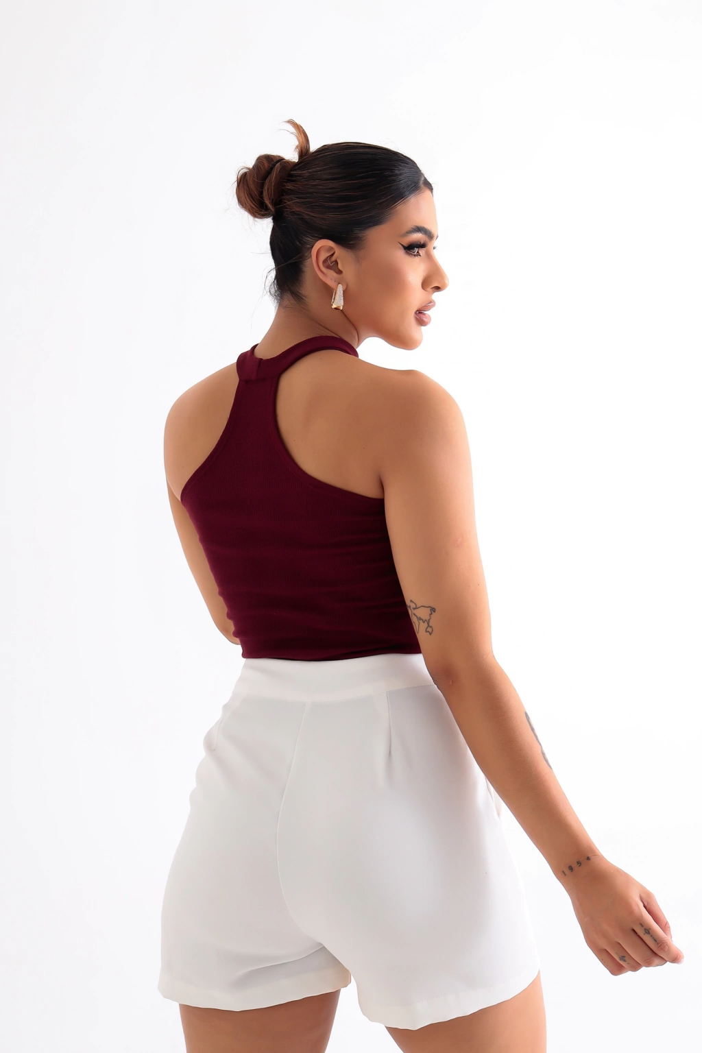 Blusa Tomara que Caia com Choker - BellaCECÍLIA