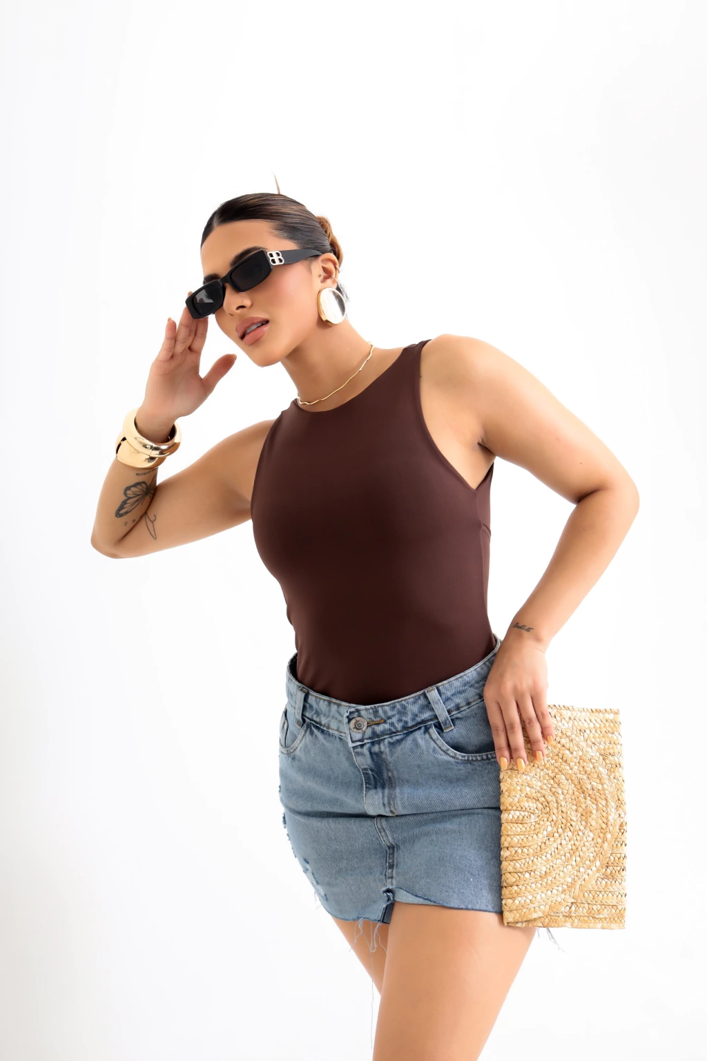 Blusa Regata com Decote nas Costas - BellaCECÍLIA