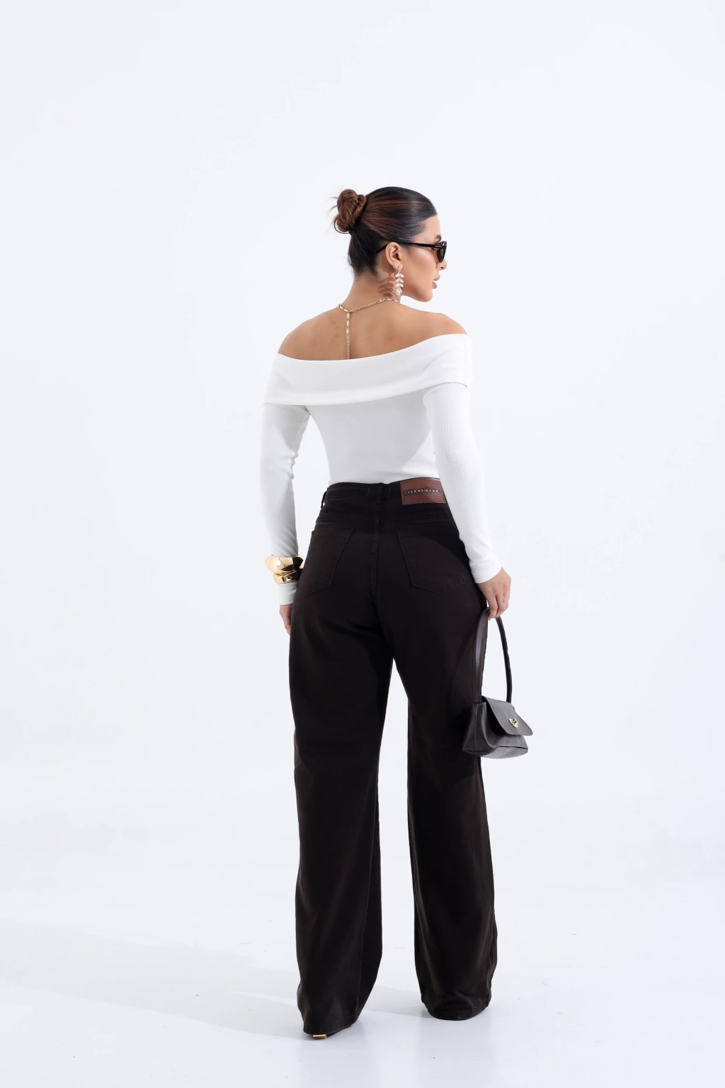 Blusa Bardot Manga Longa - BellaCECÍLIA