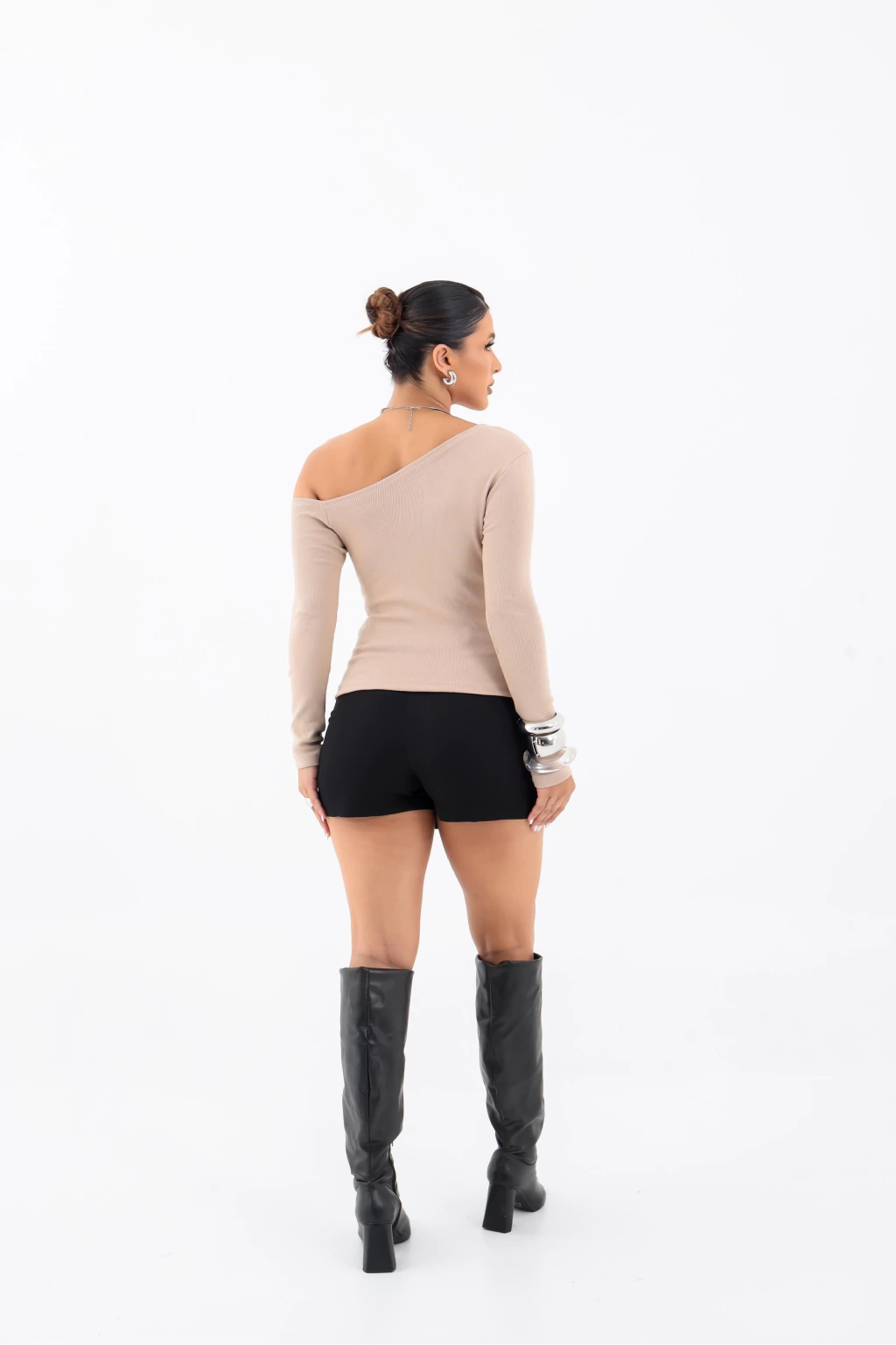 Blusa Ciganinha Ombro a Ombro Manga Longa – BellaCECÍLIA