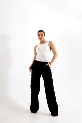 Blusa Regata com Decote nas Costas - BellaCECÍLIA
