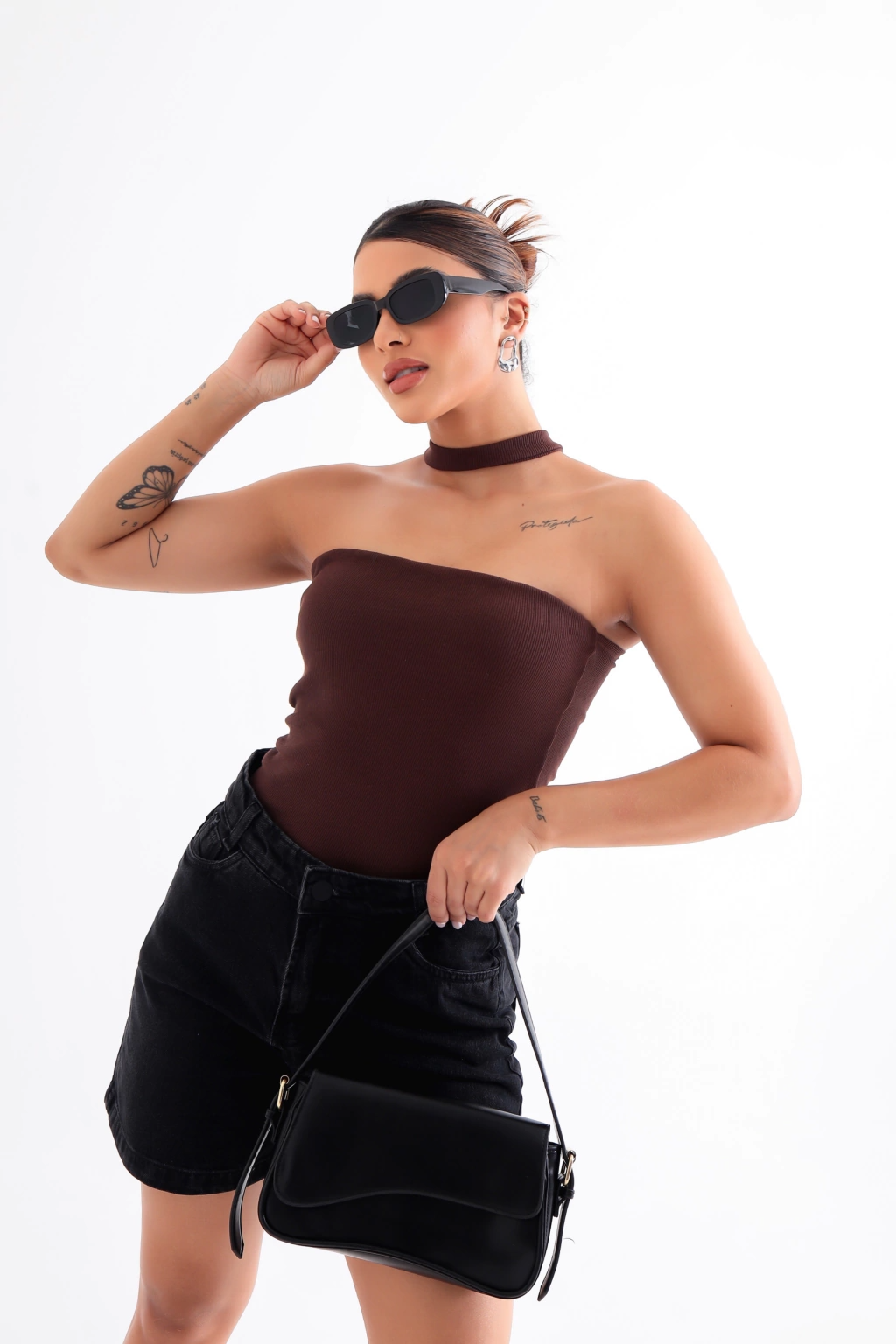 Blusa Tomara que Caia com Choker - BellaCECÍLIA