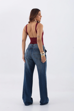 Blusa Regata com Decote nas Costas - BellaCECÍLIA