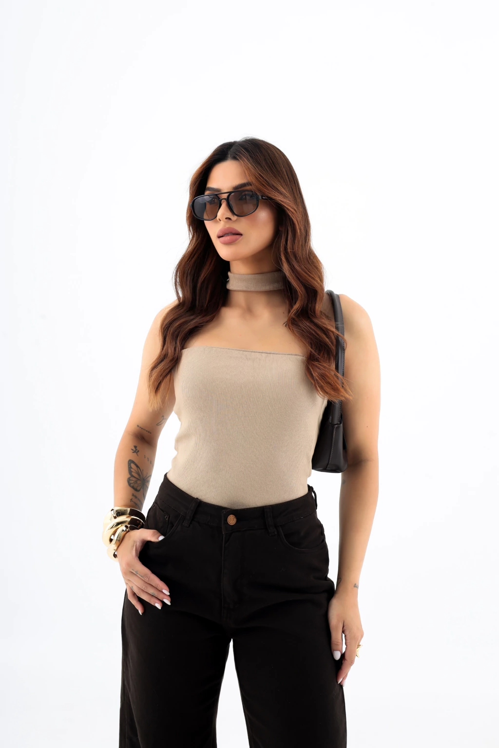 Blusa Tomara que Caia com Choker - BellaCECÍLIA