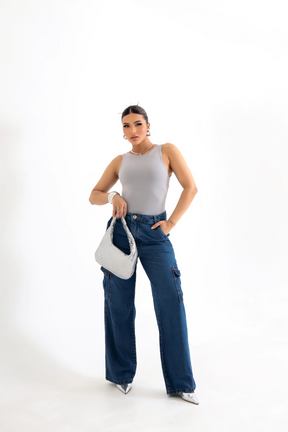 Blusa Regata com Decote nas Costas - BellaCECÍLIA