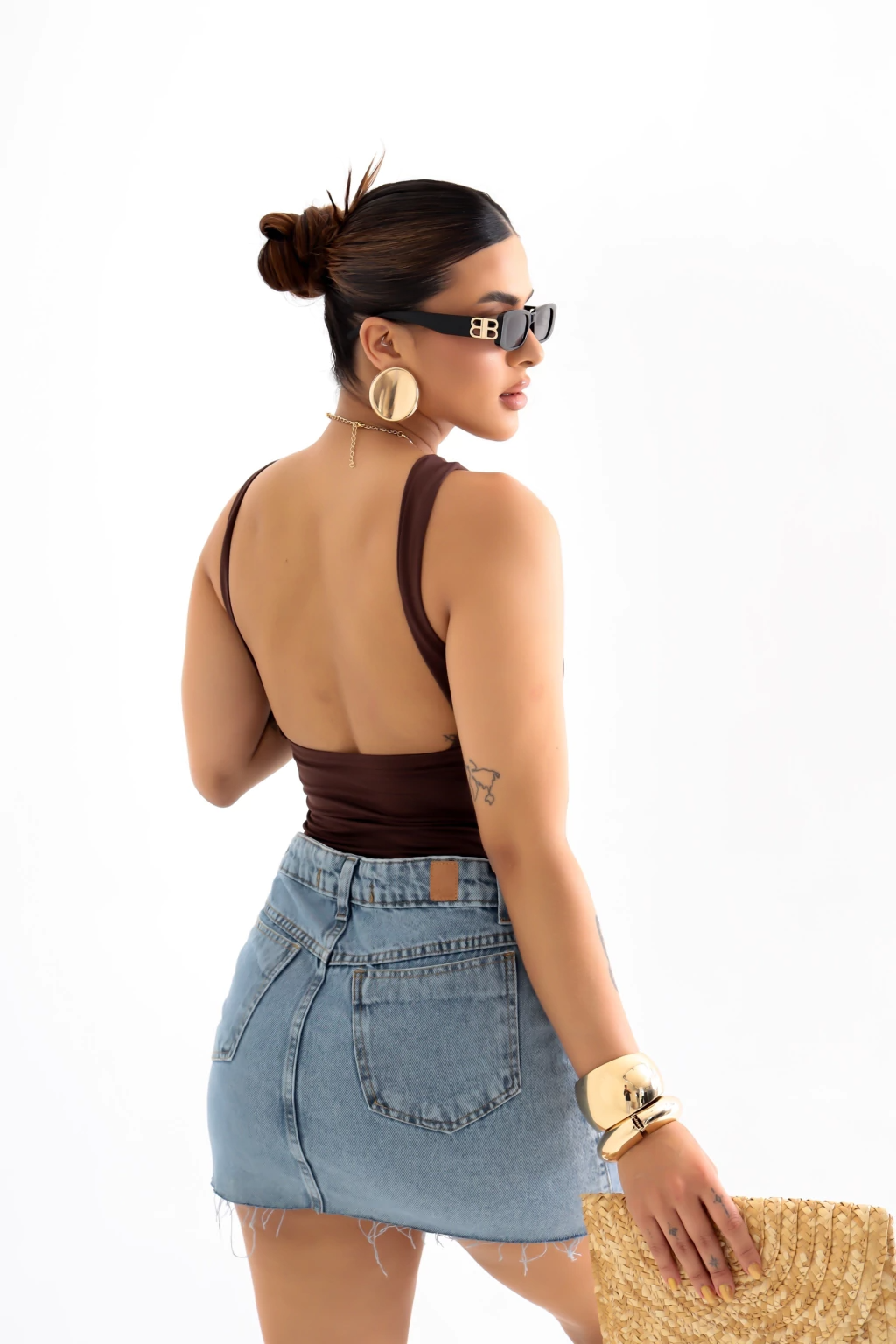 Blusa Regata com Decote nas Costas - BellaCECÍLIA