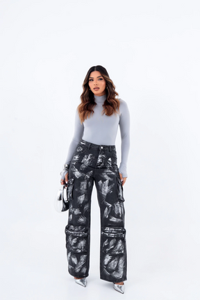 Blusa Gola Alta, Manga Longa e Abertura para o Dedo – BellaCECÍLIA