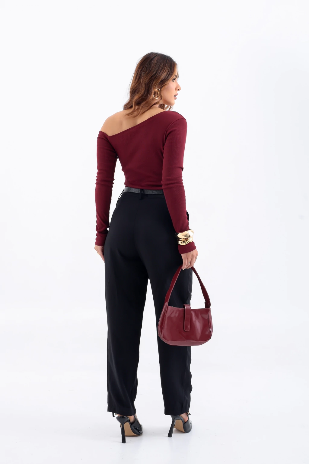 Blusa Ciganinha Ombro a Ombro Manga Longa – BellaCECÍLIA