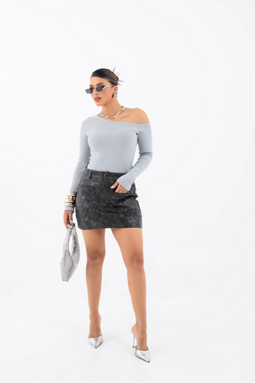 Blusa Ciganinha Ombro a Ombro Manga Longa – BellaCECÍLIA