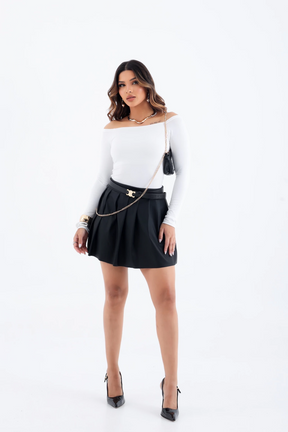 Blusa Ombro a Ombro Manga Longa - BellaCECÍLIA